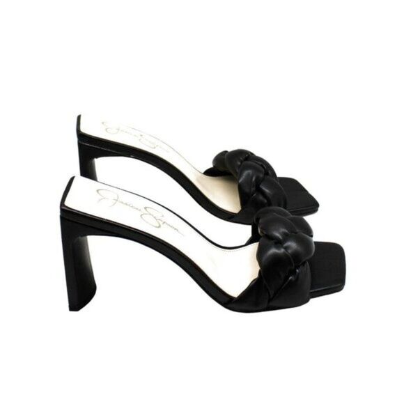 Jessica Simpson Women S Sassia Braided Slip-on Slide Dress Sandals - Picture 5 of 9